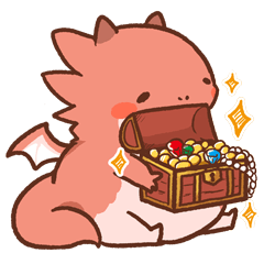 [LINEスタンプ] ゆったりドラゴン