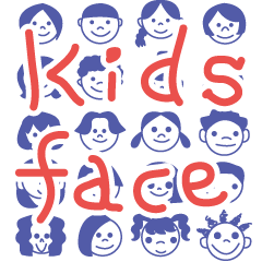 [LINEスタンプ] Kids faceの画像（メイン）