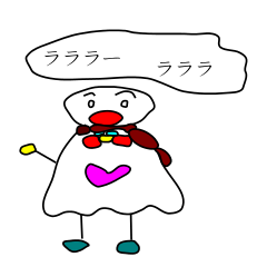 [LINEスタンプ] てるてるの画像（メイン）