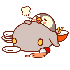 [LINEスタンプ] Pippo the Roly Poly Penguinの画像（メイン）