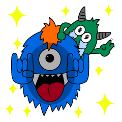 [LINEスタンプ] モンスターズデイリーの画像（メイン）