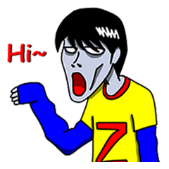 [LINEスタンプ] Zombie Bob