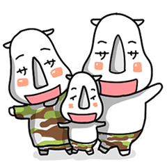 [LINEスタンプ] 迷サイ一家