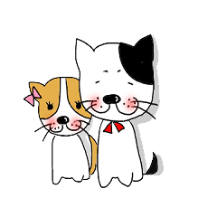 [LINEスタンプ] チーズとマロ