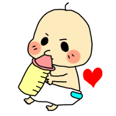 [LINEスタンプ] れっつ赤ちゃん！の画像（メイン）