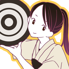 [LINEスタンプ] 弓道女子◎弓子の画像（メイン）