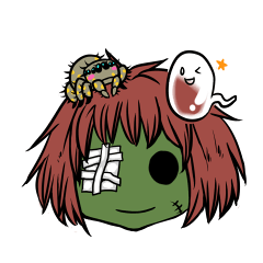 [LINEスタンプ] ゾンビのフランちゃん