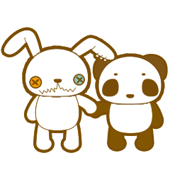 [LINEスタンプ] パンダンド！の画像（メイン）