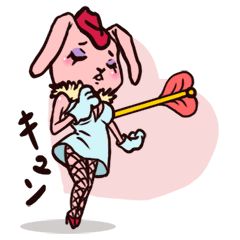 [LINEスタンプ] SexyRabbit