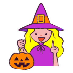 [LINEスタンプ] 魔女とハロウィンの画像（メイン）