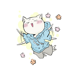 [LINEスタンプ] 猫次郎のはっぴースタンプ