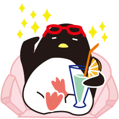 [LINEスタンプ] 南の国のペンギン