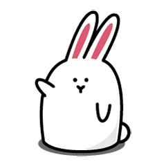 [LINEスタンプ] A-Shi Rabbit