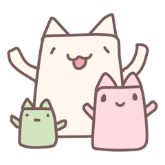 [LINEスタンプ] ういろうねこ