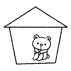 [LINEスタンプ] Plain Bear