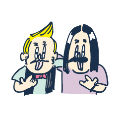 [LINEスタンプ] ROCK DJ BROTHERS