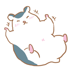 [LINEスタンプ] Little hamster