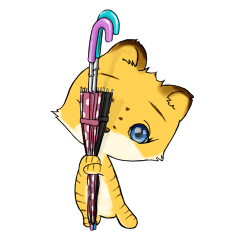 [LINEスタンプ] Littlel Liger-chan and Momo-chan