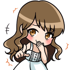 [LINEスタンプ] アニオタ女子「遊佐さん」スタンプ