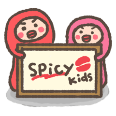 [LINEスタンプ] Spicy Kidsの画像（メイン）