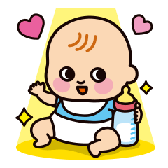 [LINEスタンプ] HAPPY赤ちゃんライフの画像（メイン）