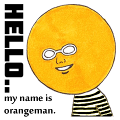 [LINEスタンプ] orangemanの画像（メイン）