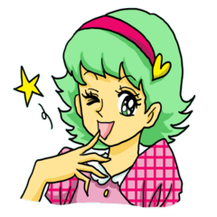 [LINEスタンプ] 昭和の魔女っ子ちゃん