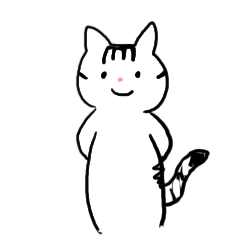 [LINEスタンプ] 猫ひじきちゃん