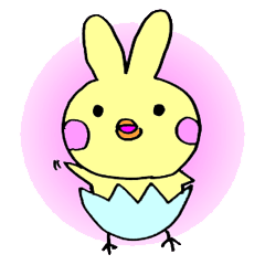 [LINEスタンプ] うさぴな 日常編の画像（メイン）