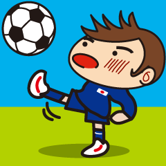 サッカーサポーターまーくんの一日