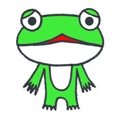 [LINEスタンプ] カエルくん