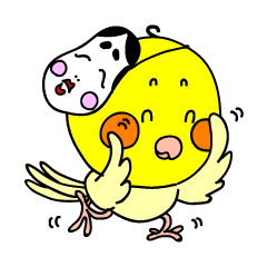 [LINEスタンプ] オカメインコのピース