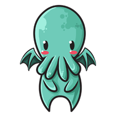 [LINEスタンプ] Little Cutethulu