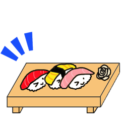 [LINEスタンプ] 日本のお寿司(すし)