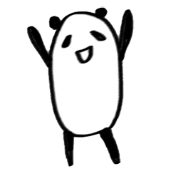 [LINEスタンプ] たまごパンダ