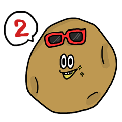 [LINEスタンプ] POTATO`s！！2の画像（メイン）