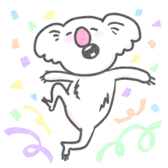 [LINEスタンプ] リアクション番長こあらさん