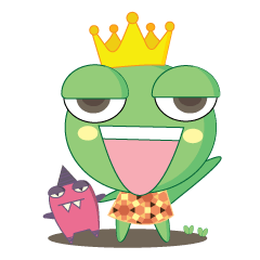 [LINEスタンプ] Freddy Froggy