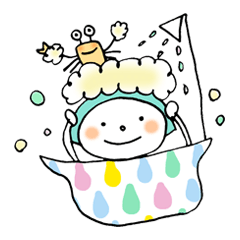 [LINEスタンプ] トコちゃんとチョキンくんの画像（メイン）