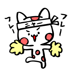 [LINEスタンプ] 楽描き水玉ねこたん