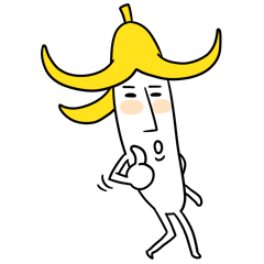 [LINEスタンプ] banana guyの画像（メイン）