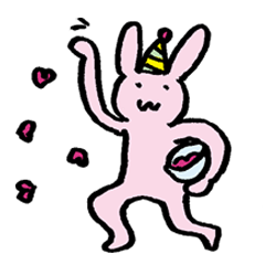 [LINEスタンプ] おちょくりうさぎの画像（メイン）