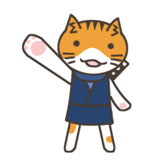 [LINEスタンプ] 猫忍 ネコニンの画像（メイン）