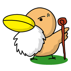 [LINEスタンプ] 鳥の長老