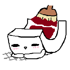 [LINEスタンプ] かわいいお豆腐