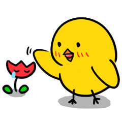 [LINEスタンプ] ひよこのちっぴの日常会話3の画像（メイン）