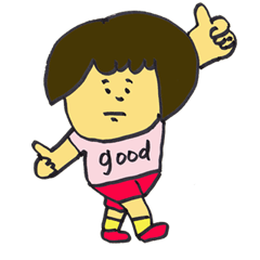 [LINEスタンプ] しょーとへあーがーるの画像（メイン）