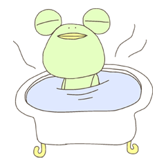 [LINEスタンプ] きもかわ蛙くん