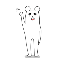 [LINEスタンプ] まゆくまの画像（メイン）