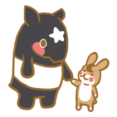 [LINEスタンプ] ムーン＆スター